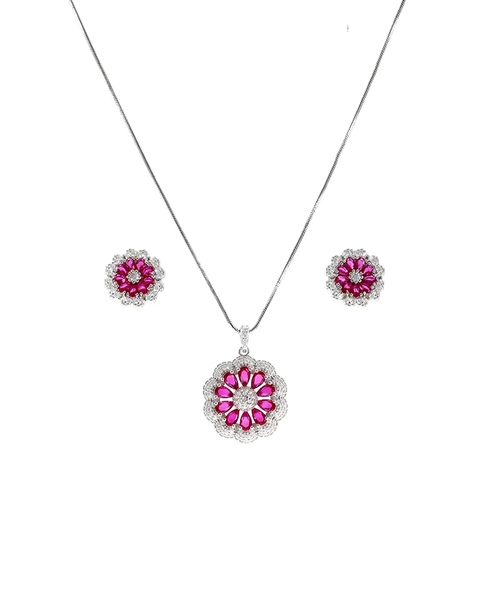 Twilight Blossom Charm Duo Pendant