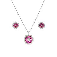 Twilight Blossom Charm Duo Pendant