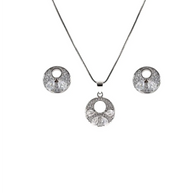 Celestial Charm Duo: Luxe Pendant Set