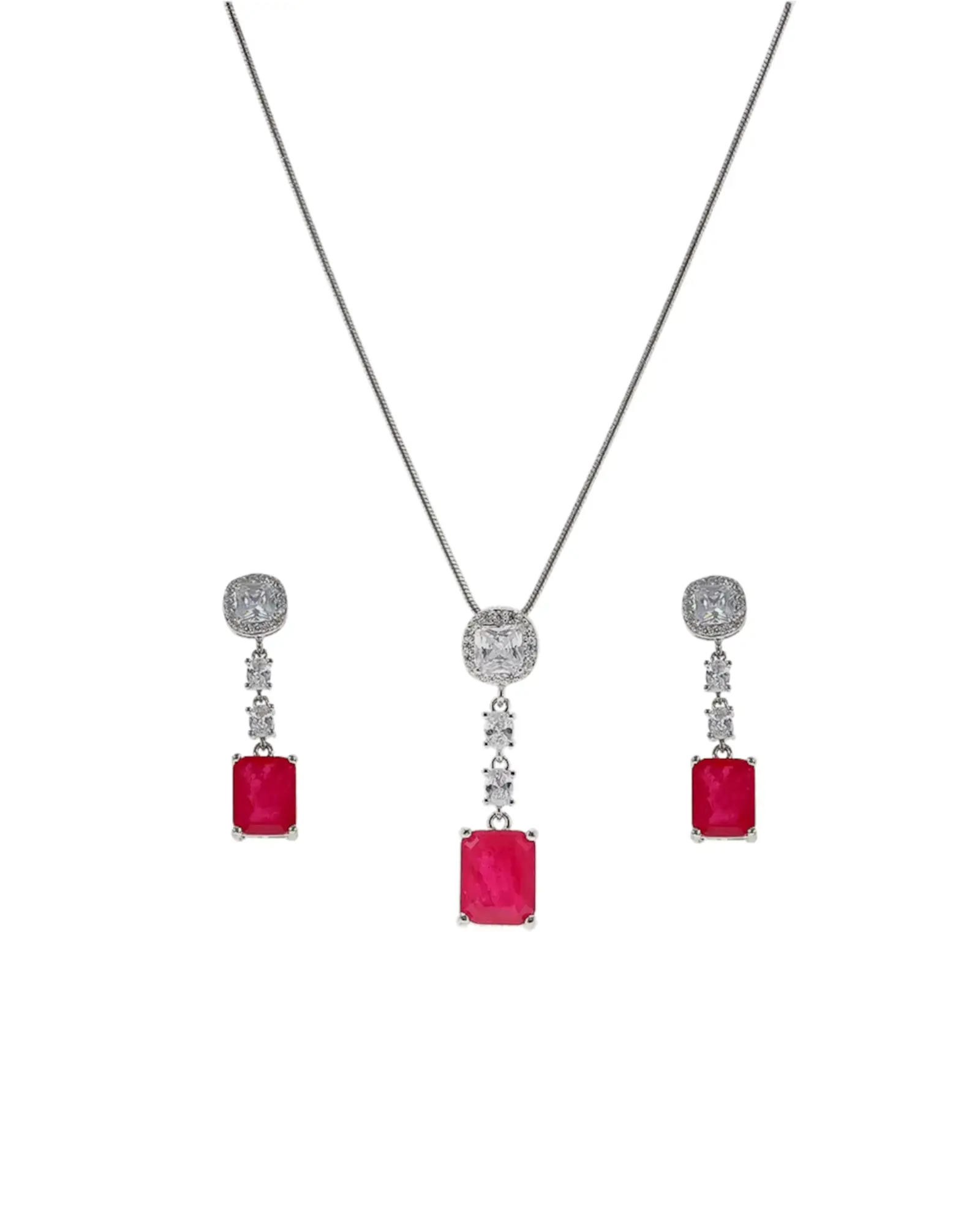 Twilight Charm Duo: Luxe Red Elegance