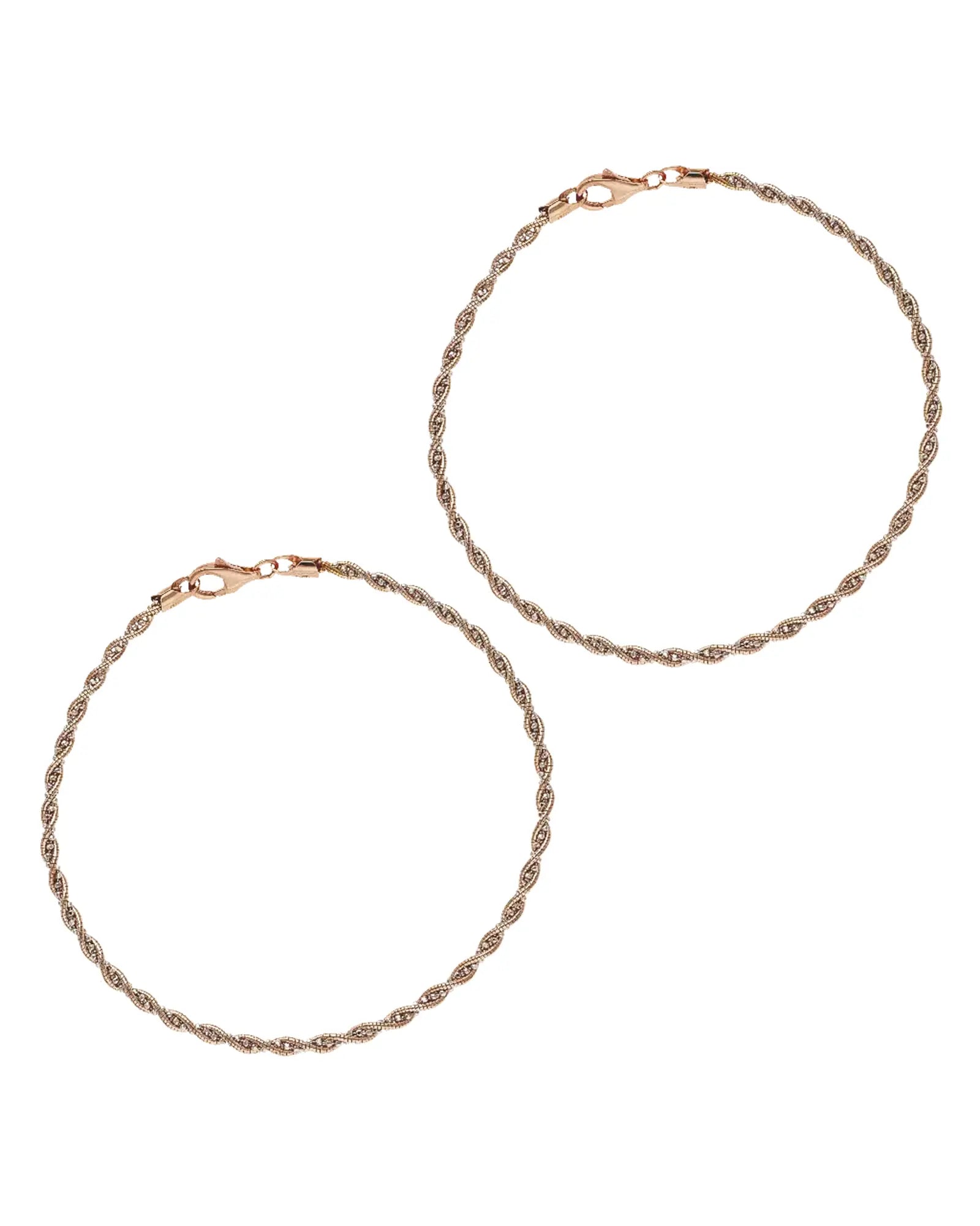 Spiral Serenity Anklet Elegance