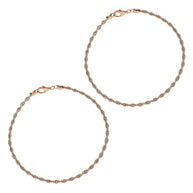 Spiral Serenity Anklet Elegance