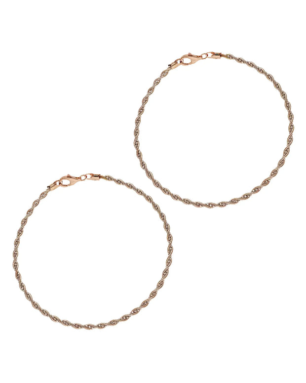 Spiral Serenity Anklet Elegance