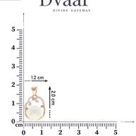 Twilight Pearl Elegance Pendant in 92.5 Silver