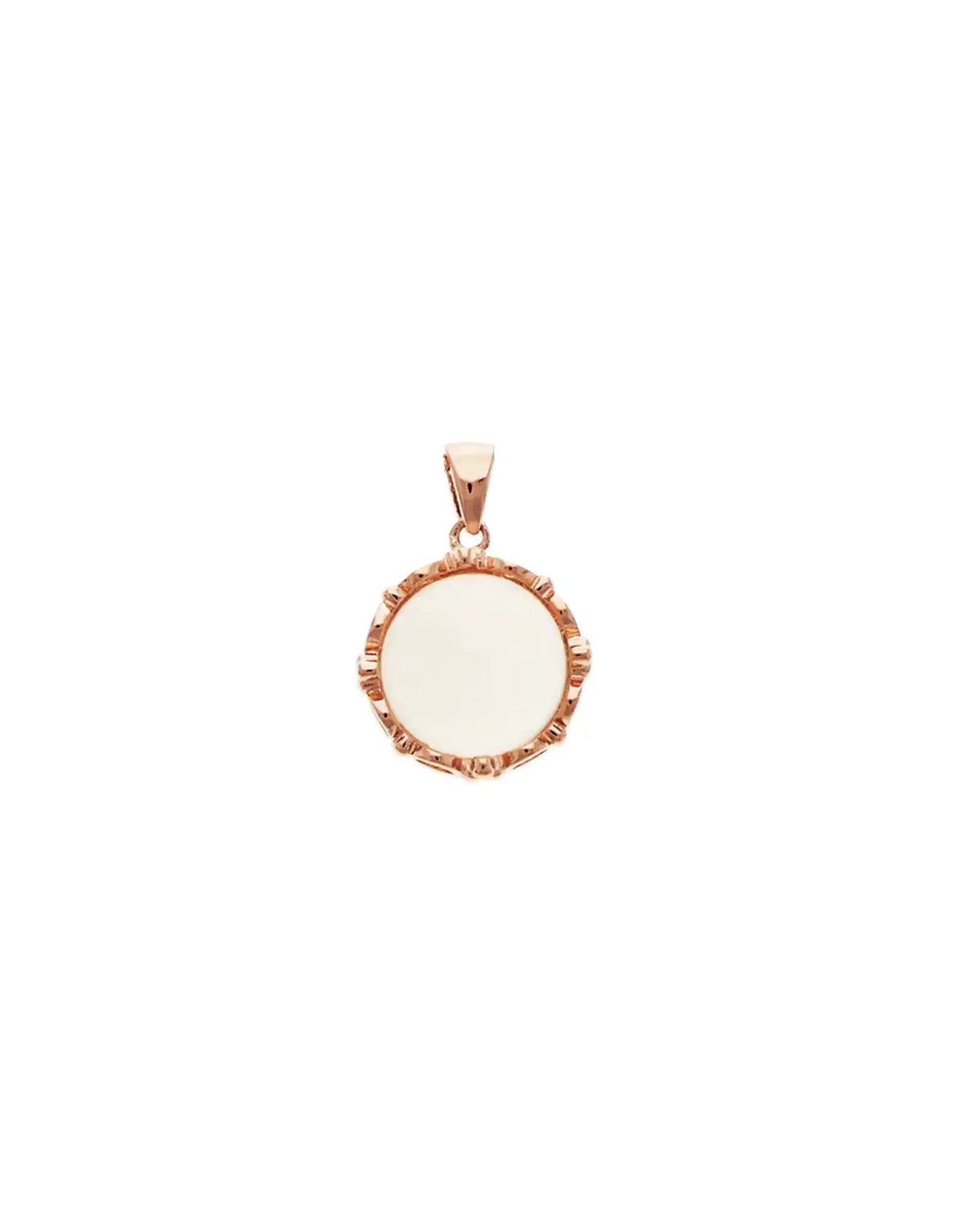 Lunar Elegance Rose Gold Pendant