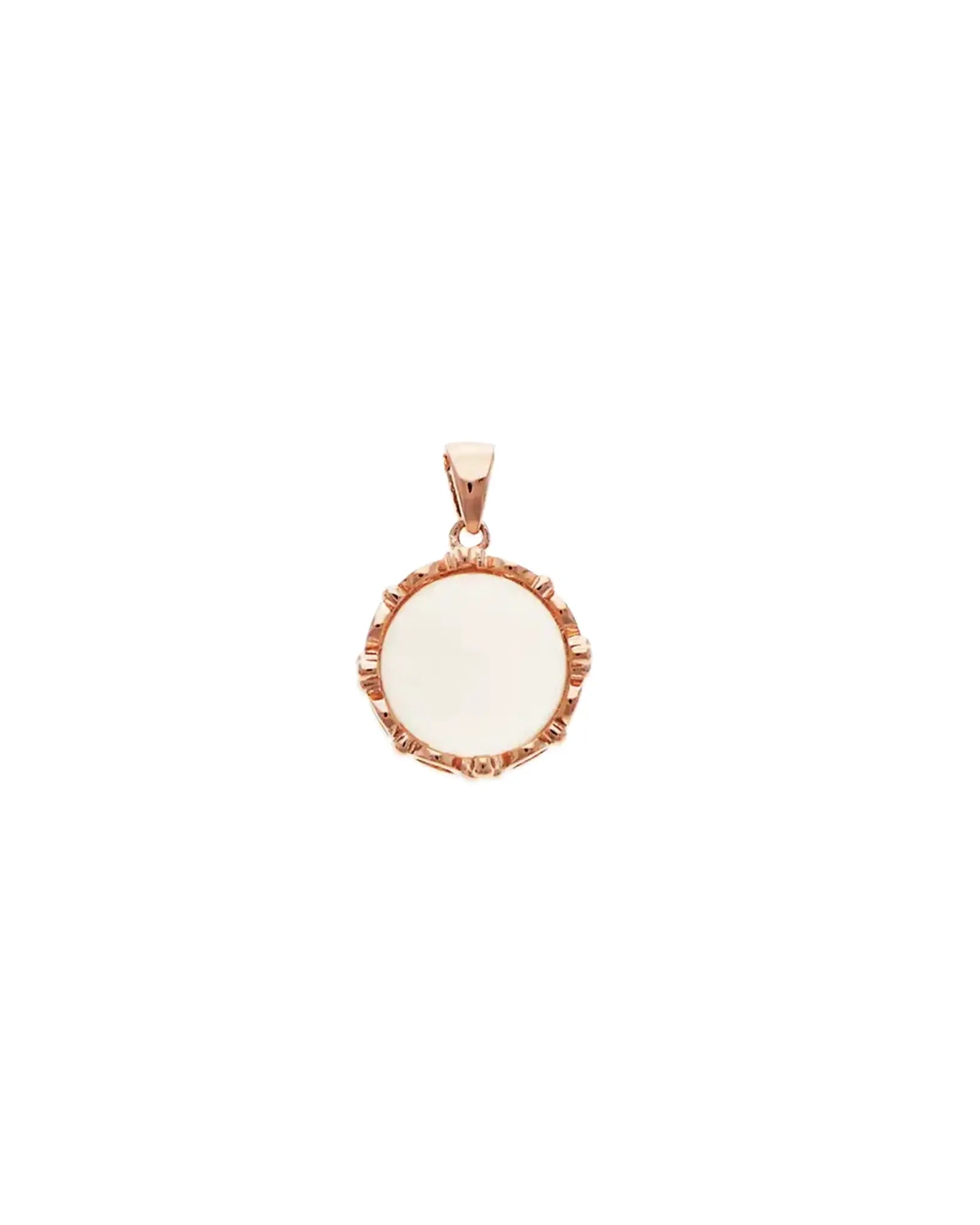 Lunar Elegance Rose Gold Pendant
