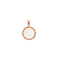Lunar Elegance Rose Gold Pendant
