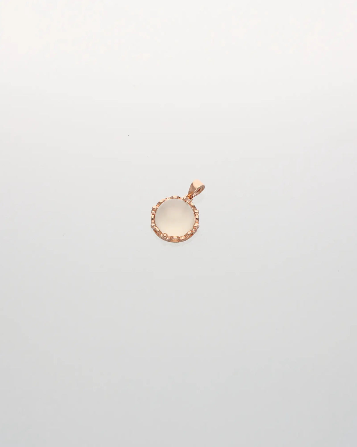 Lunar Elegance Rose Gold Pendant