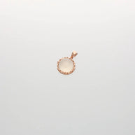 Lunar Elegance Rose Gold Pendant