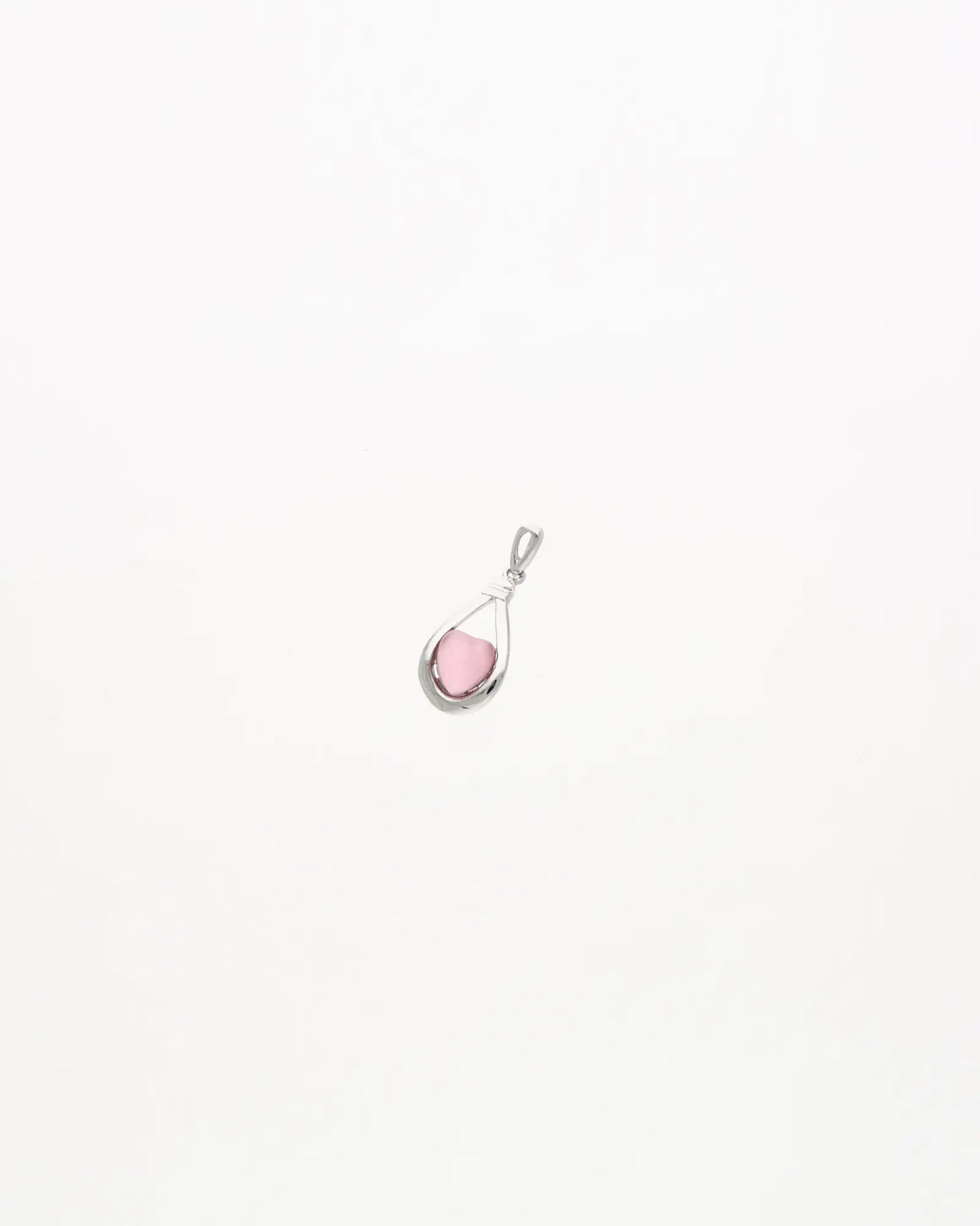 HeartSpark Teardrop Pendant