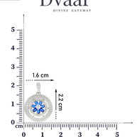 Twilight Waves Sterling Elegance Pendant in 92.5 Silver