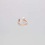 Glimmering Pearl Garden Ring