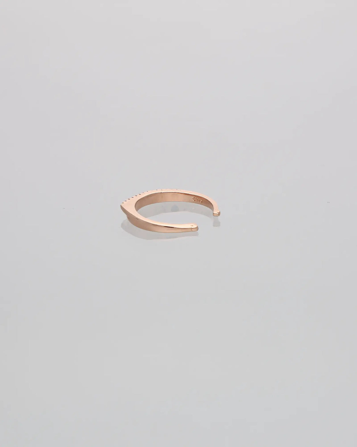 Dazzling Duo: Rose Gold Elegance Ring