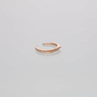Dazzling Duo: Rose Gold Elegance Ring