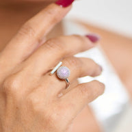 LuxeSphere Adjustable Ring