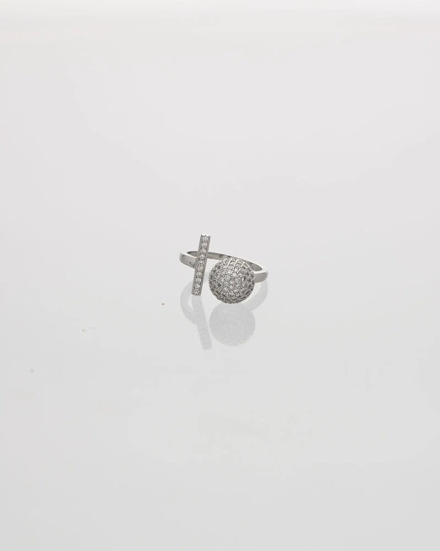 LuxeSphere Adjustable Ring