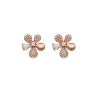 Petal Luxe: Rose Gold Ear Glimmers