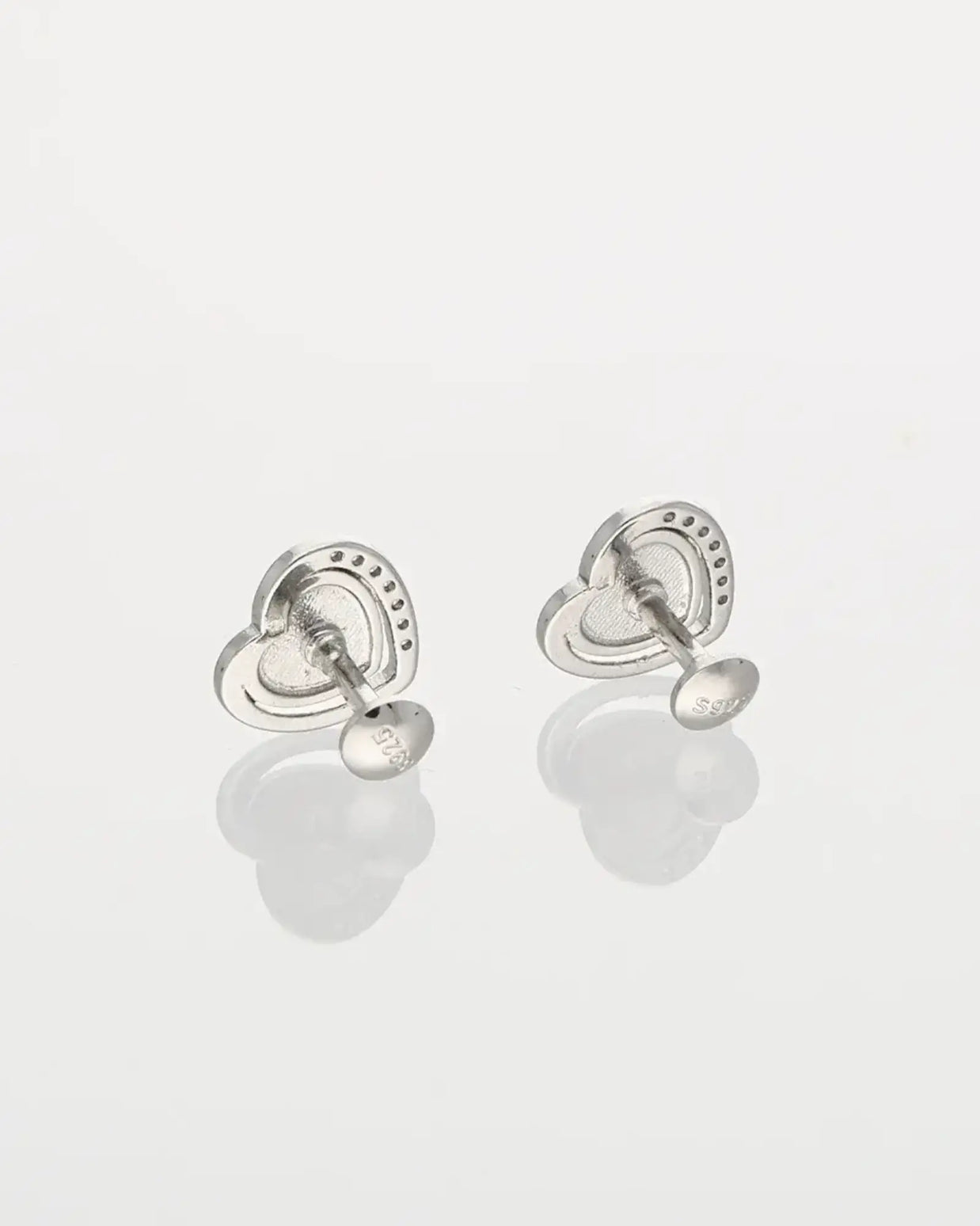 Twinkle Heart Enamel Studs