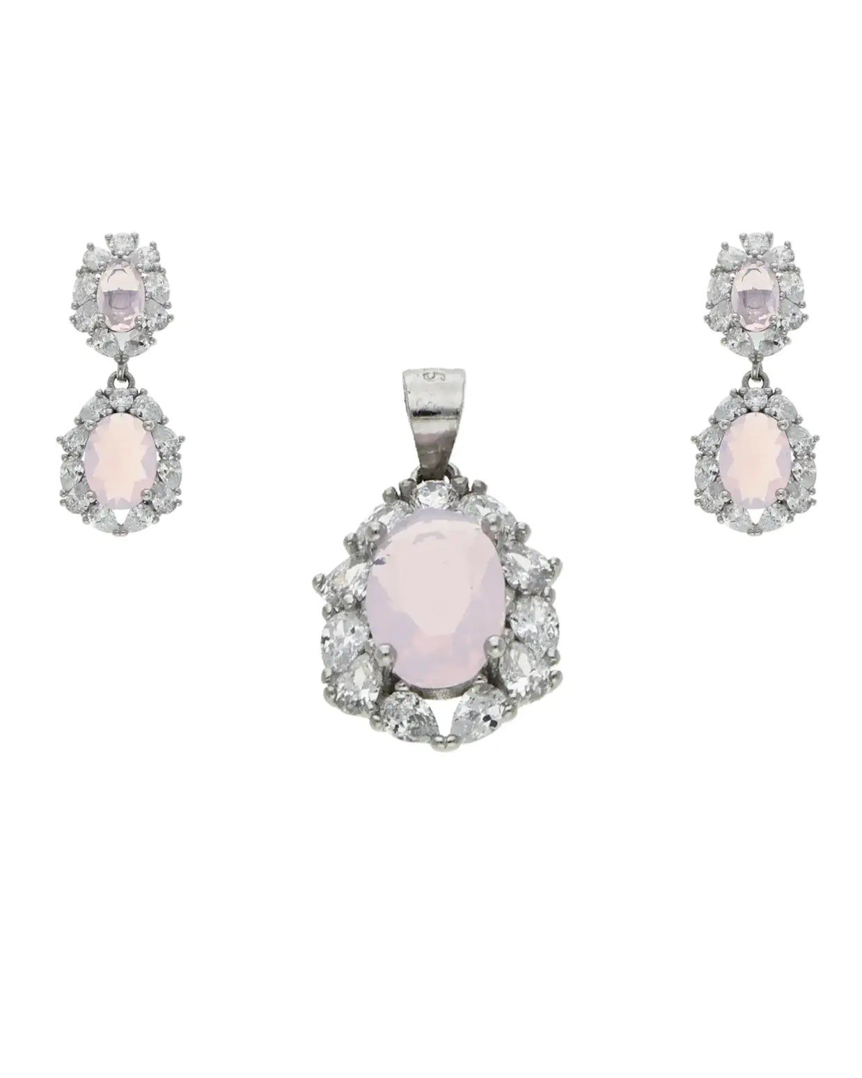 Violet Elegance: Drop & Dazzle Earrings