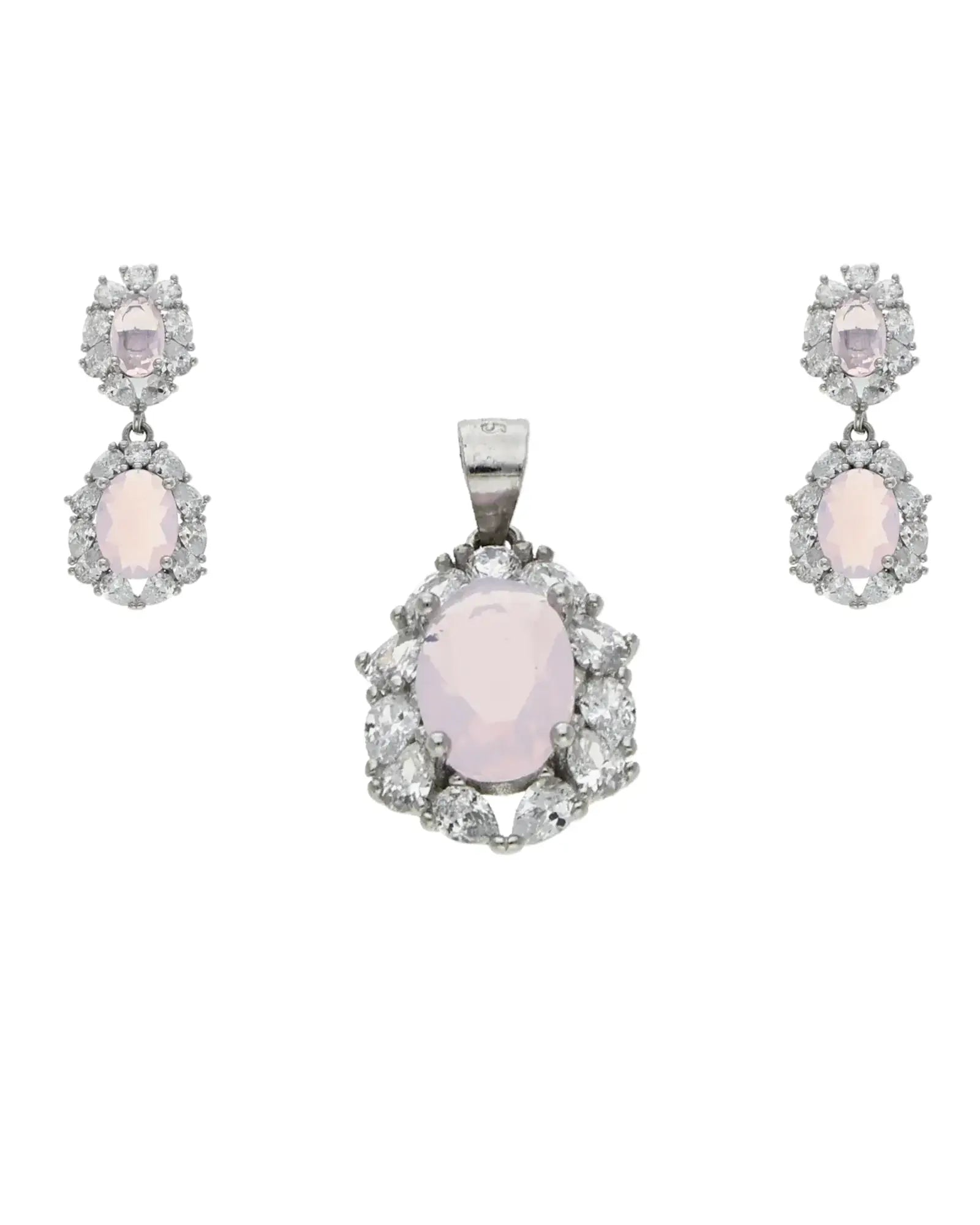 Violet Elegance: Drop & Dazzle Earrings