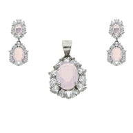 Violet Elegance: Drop & Dazzle Earrings