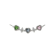 Heart & Stone Charm Bracelet