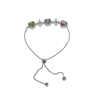 Heart & Stone Charm Bracelet