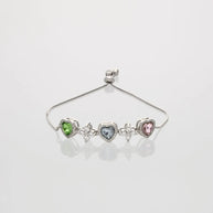 Heart & Stone Charm Bracelet