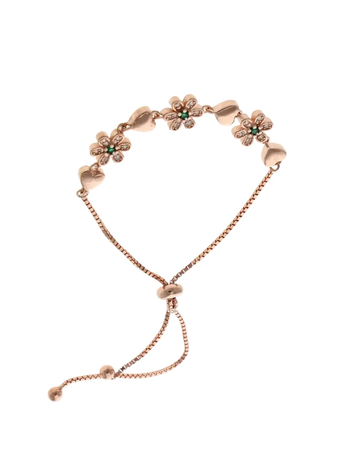 Radiant Petals & Hearts Bracelet