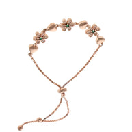 Radiant Petals & Hearts Bracelet