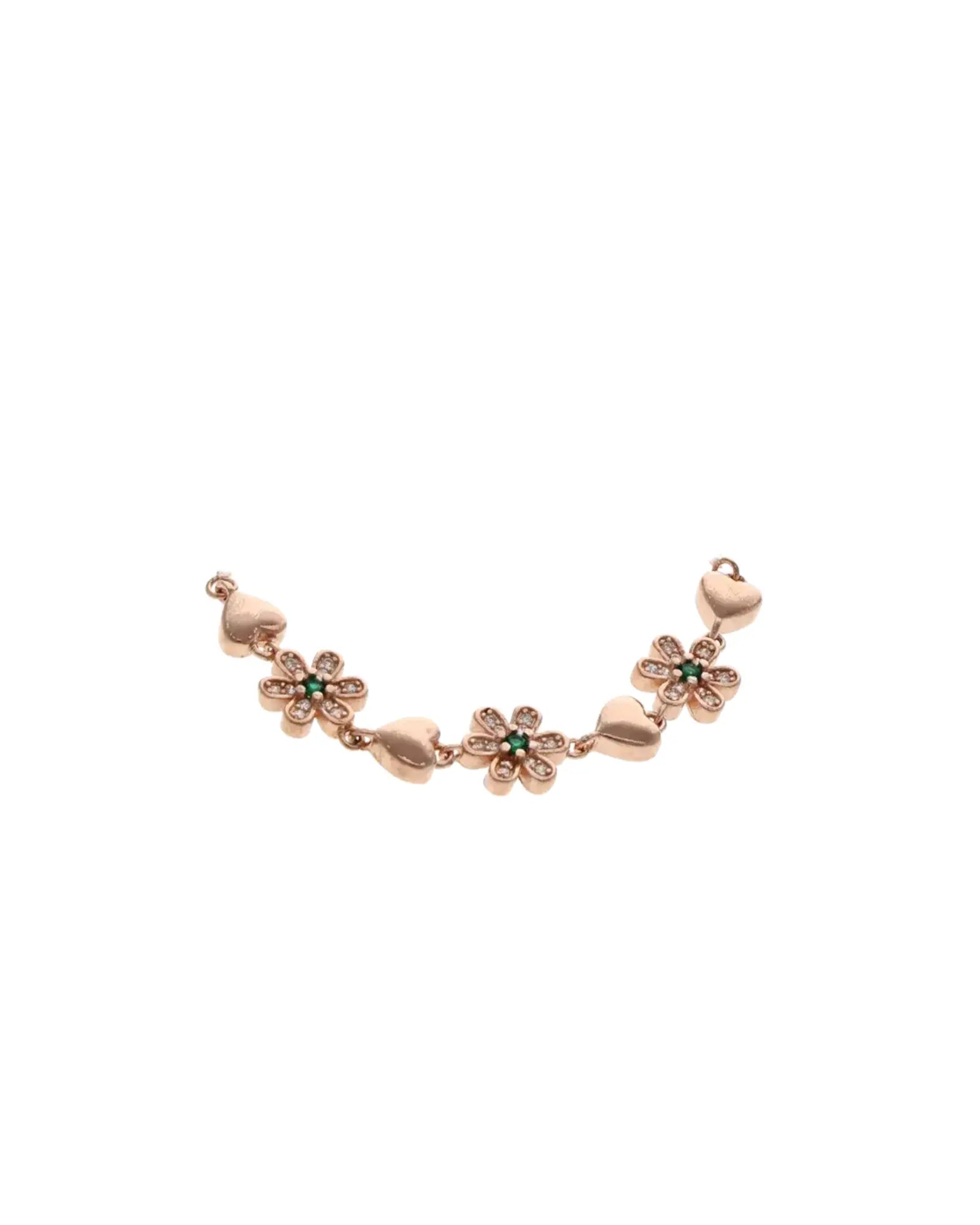 Radiant Petals & Hearts Bracelet