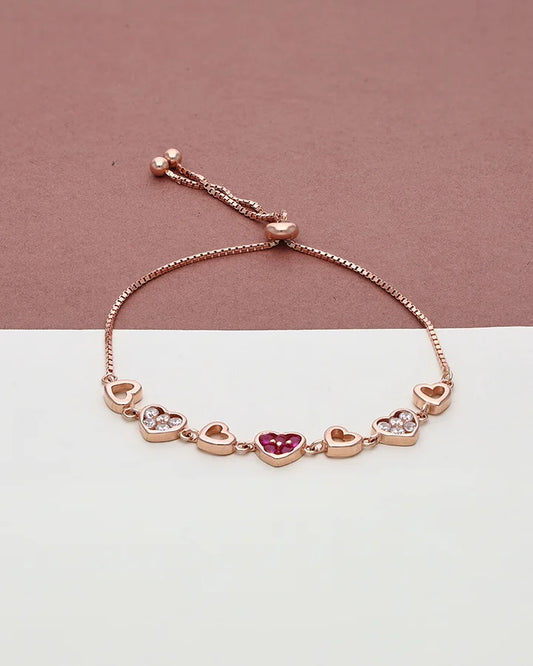 Heartfelt Elegance: Ruby & Stone Love in 92.5 Silver