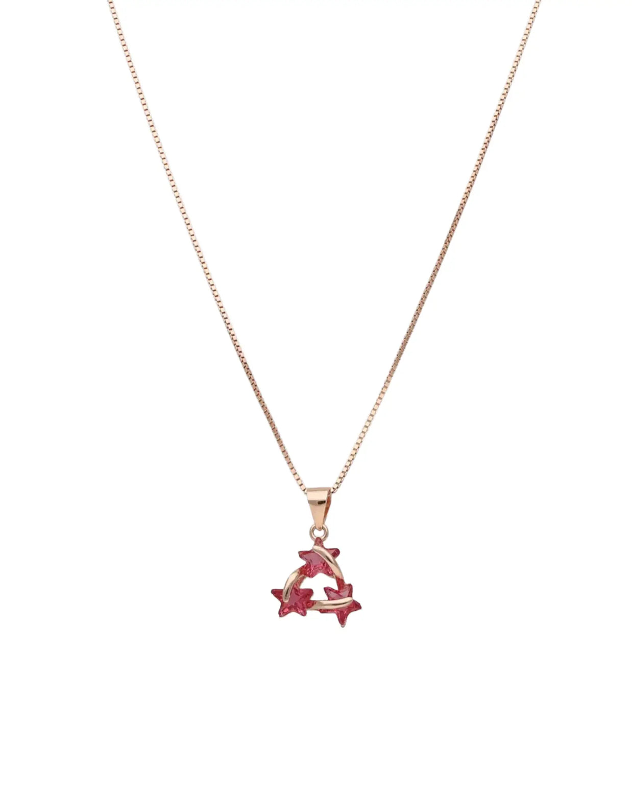 Starry Elegance: Ruby Radiance Set