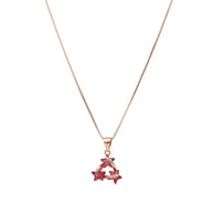 Starry Elegance: Ruby Radiance Set