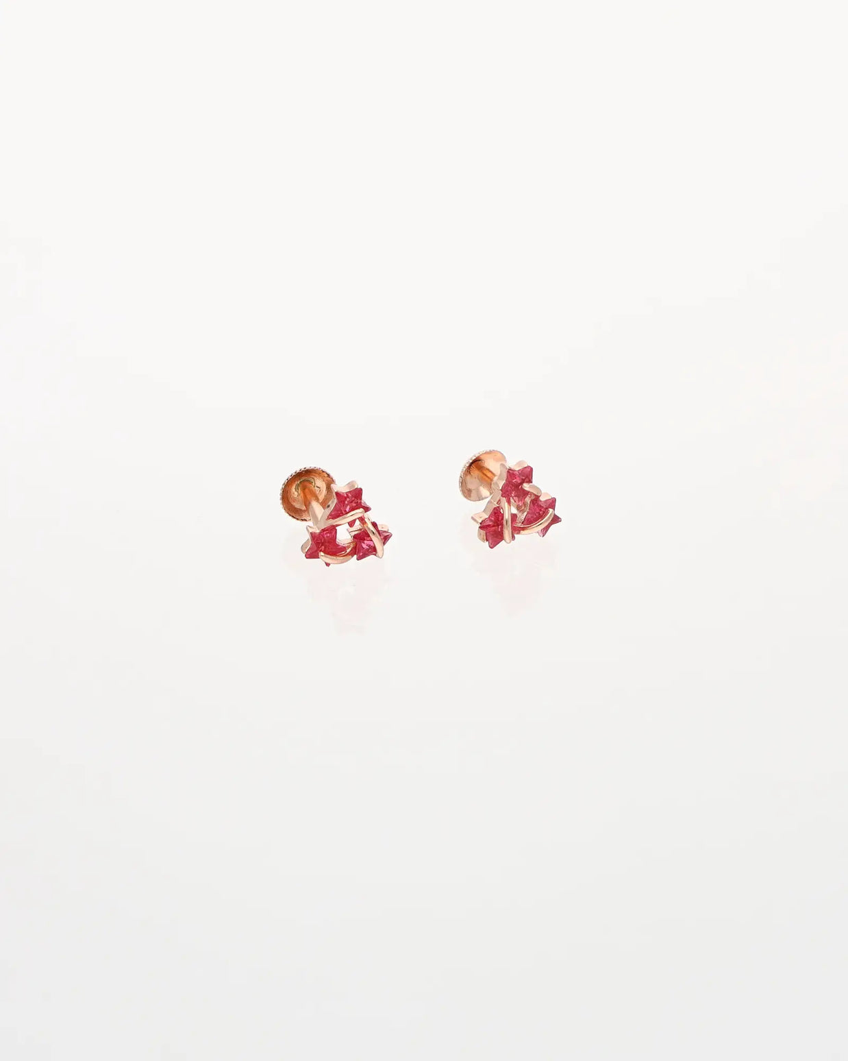 Starry Elegance: Ruby Radiance Set