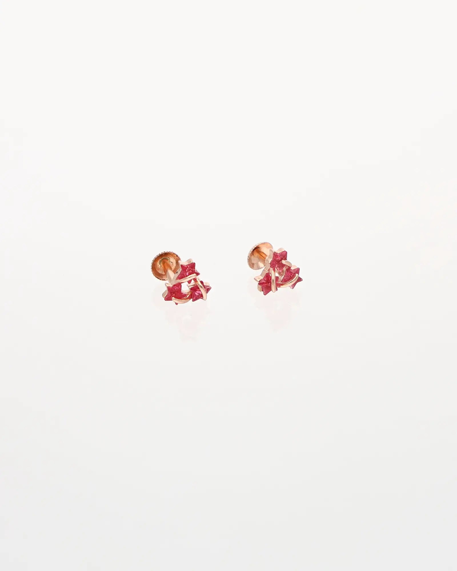 Starry Elegance: Ruby Radiance Set