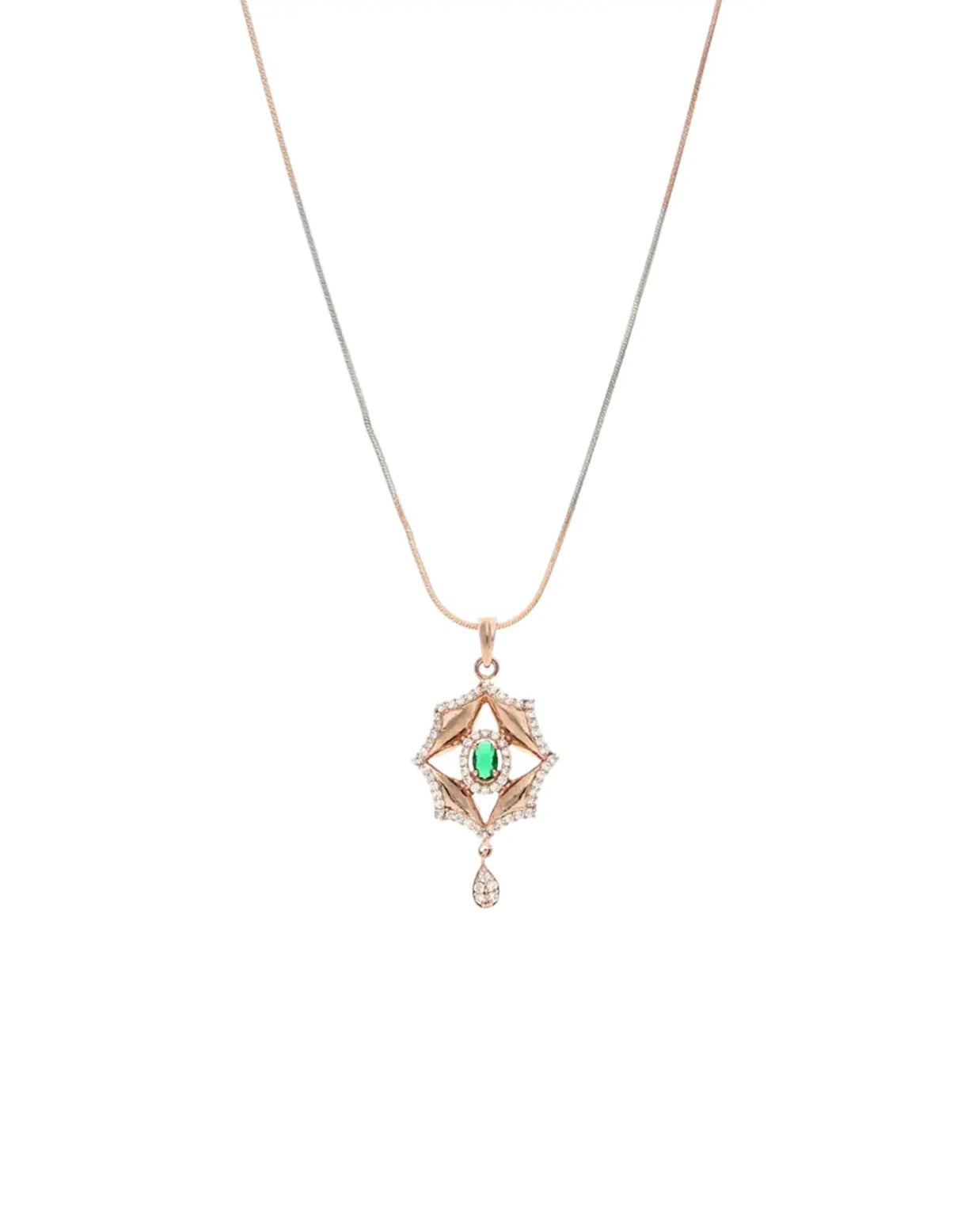 Rosy Glow: Luxe Pendant Delight