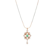 Rosy Glow: Luxe Pendant Delight
