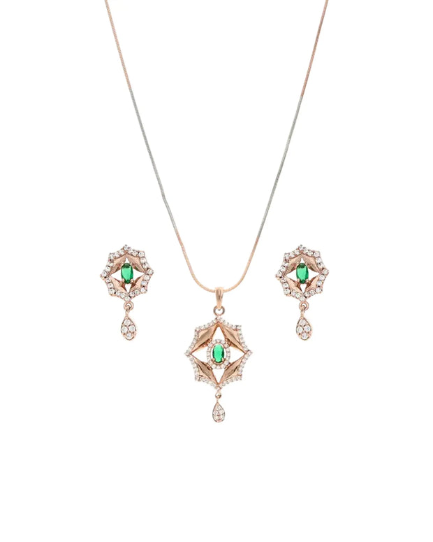Rosy Glow: Luxe Pendant Delight