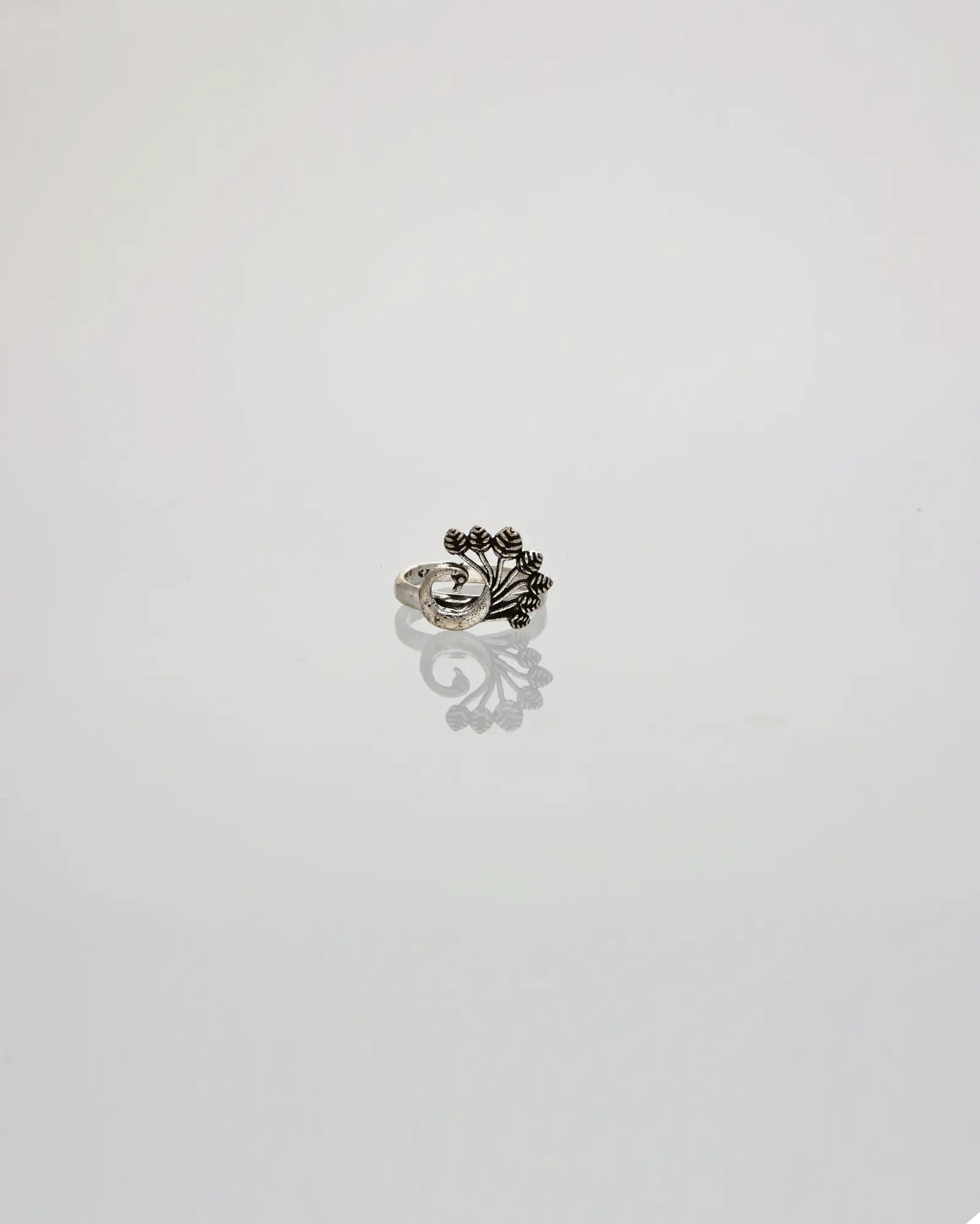 Royal Peafowl Toe Ring