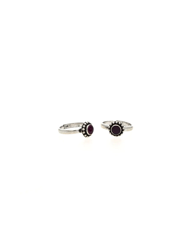 Heritage Ruby Toe Ring