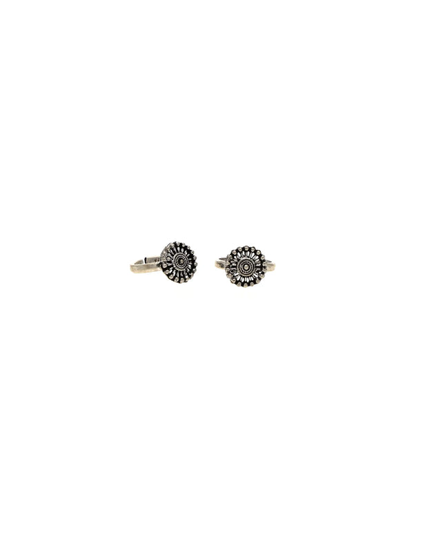 Floral Charm Toe Ring