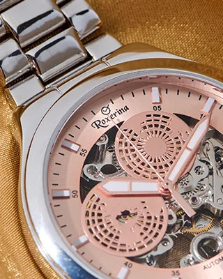 Roxerina Vintage Skeleton Watch in 92.5 Silver