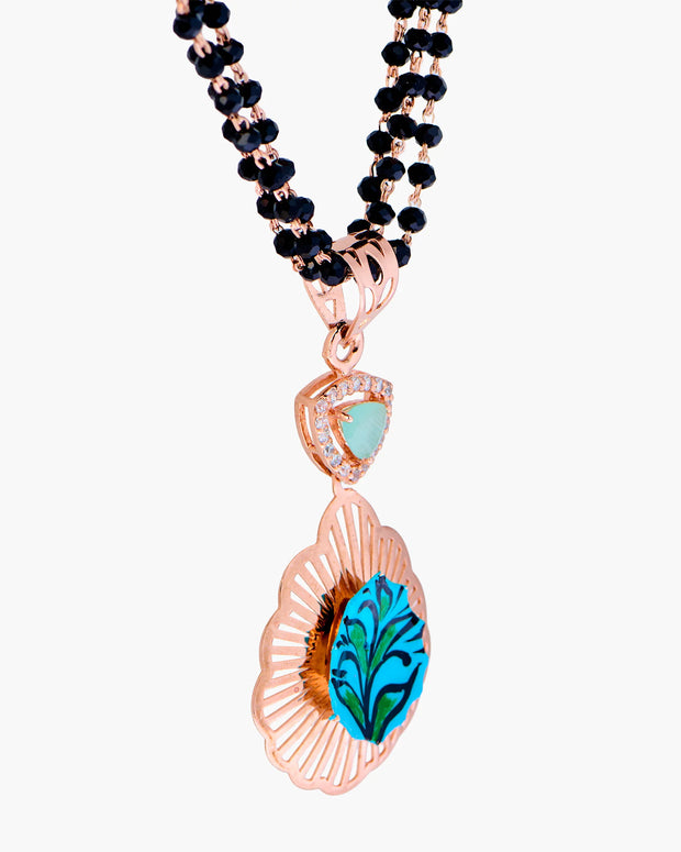 Trilight Rose Gold Mangalsutra