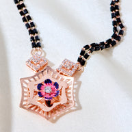 Eternal Bloom Rose Gold Mangalsutra