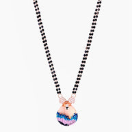 Celeste Bloom Rose Gold Mangalsutra in 92.5 Silver