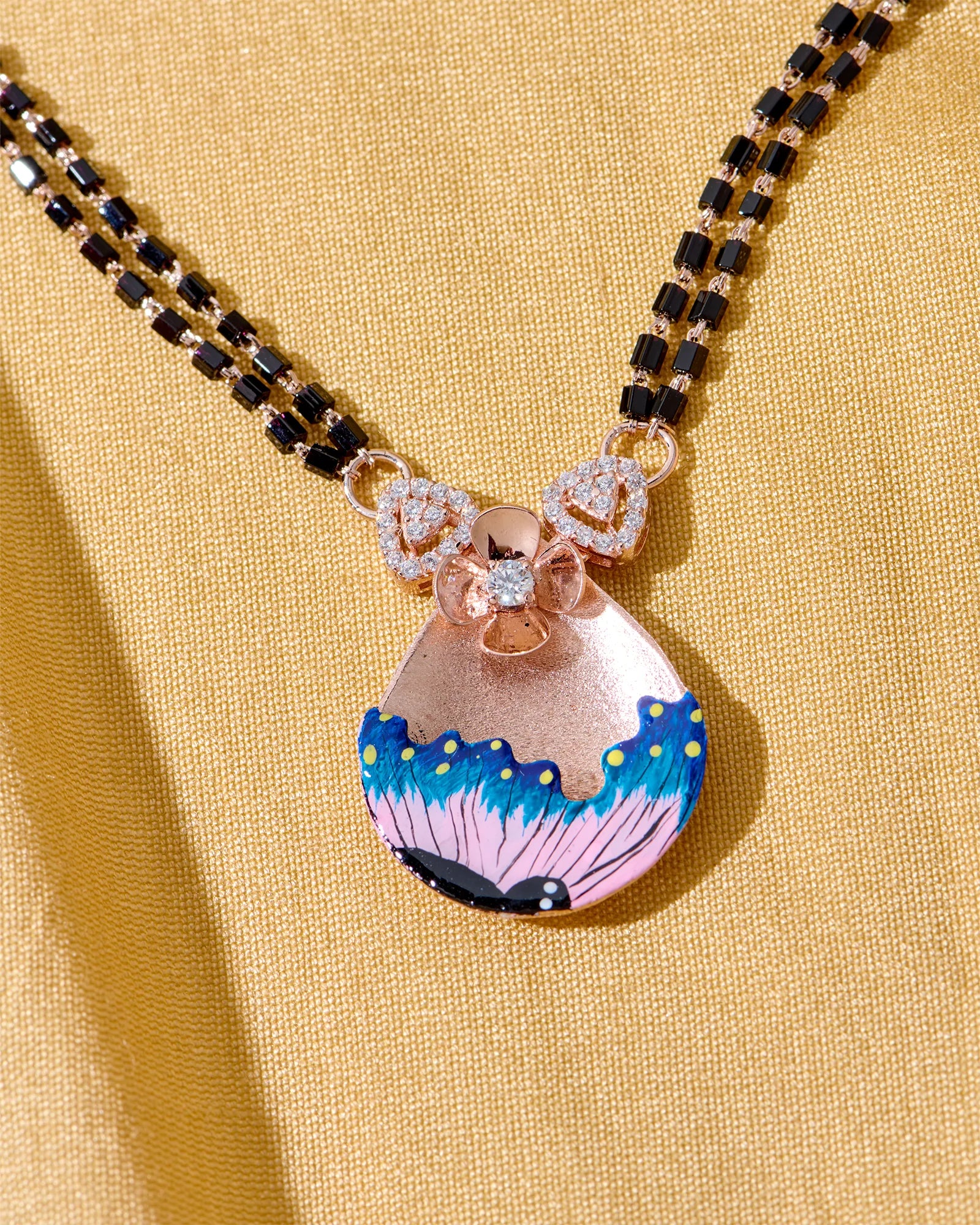 Celeste Bloom Rose Gold Mangalsutra