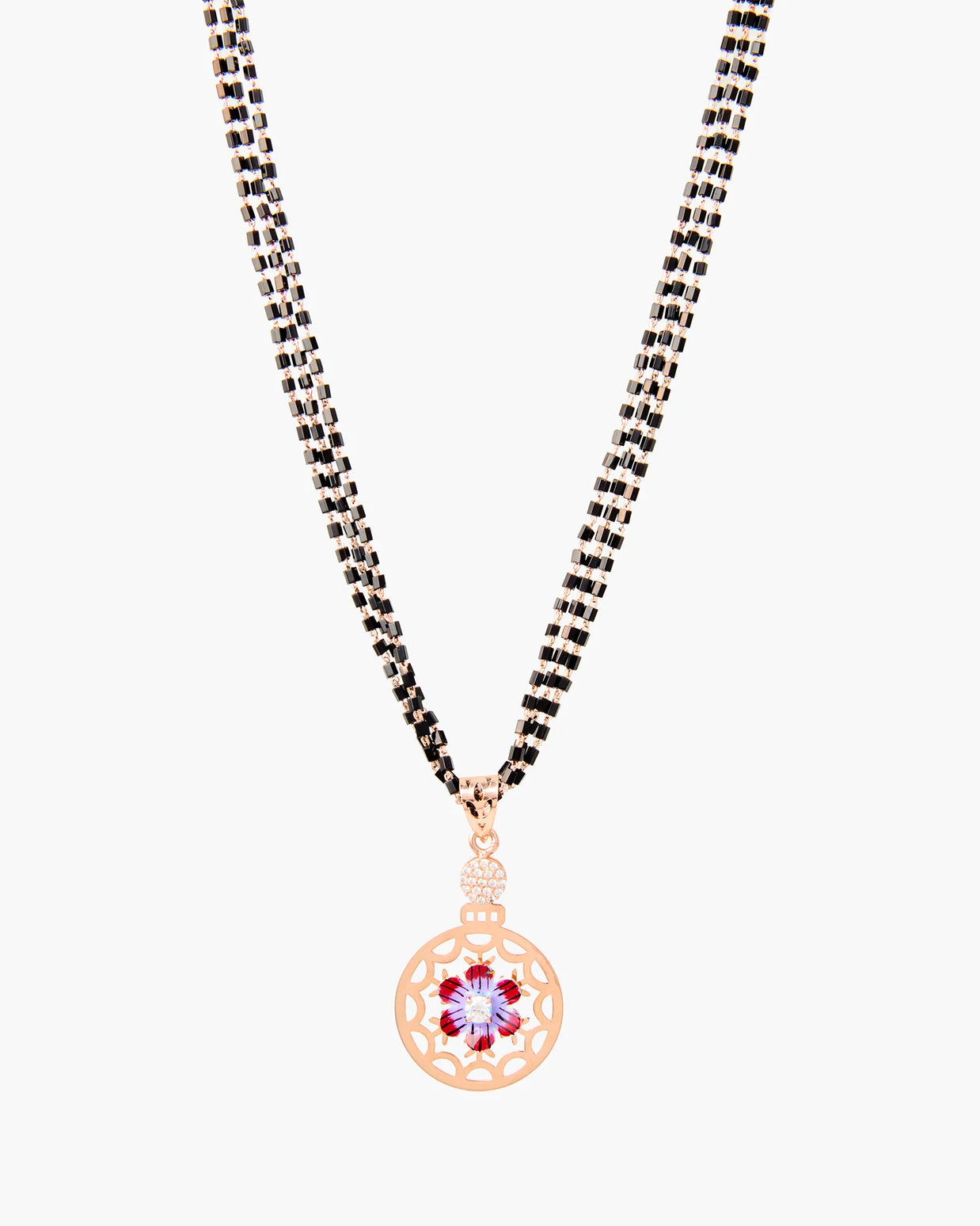 Rosalia Circle Rose Gold Mangalsutra