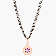 Rosalia Circle Rose Gold Mangalsutra