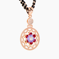 Rosalia Circle Rose Gold Mangalsutra